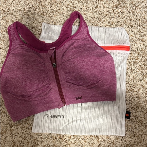 Shefit Lounge Pink Sports Bra - Picture 3 of 3